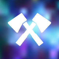 Obraz premium ax icon