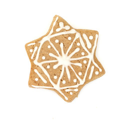 gingerbread isolated on white.