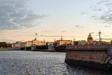 Fototapeta na wymiar St Petersburg in the evening, St Petersburg, Russia