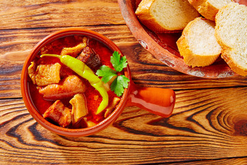 Tapas Callos madrilena typical from Madrid
