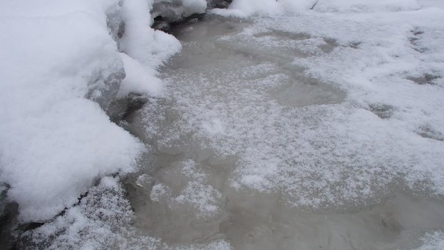 rivi&egrave;re en hiver