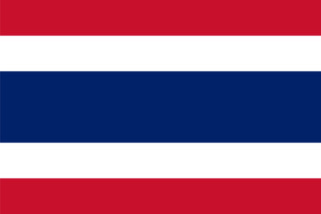 Standard Proportions for Thailand Flag