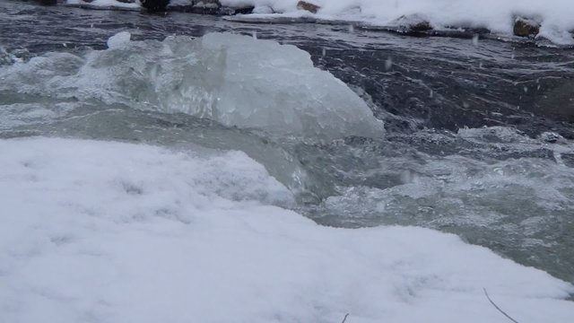 rivi&egrave;re en hiver