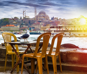 Istanbul the capital of Turkey, eastern tourist city.