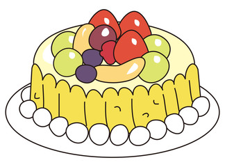 フルーツケーキ