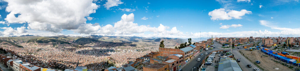 Fototapeta na wymiar La Paz, Bolivia