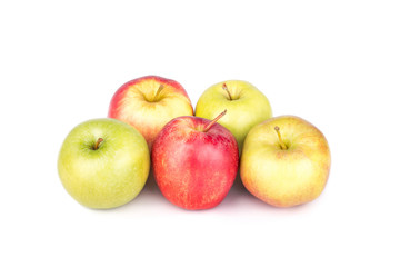 apples isolated on white background