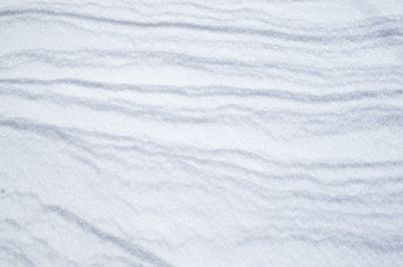 Wreath of snow bright surface