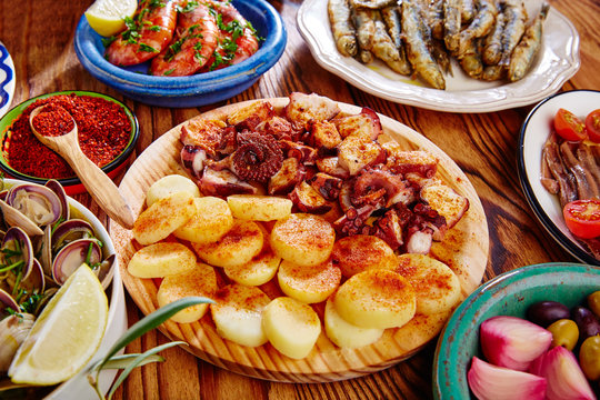 tapas pulpo afeira from spain