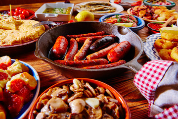 Tapas from spain mix of most popular