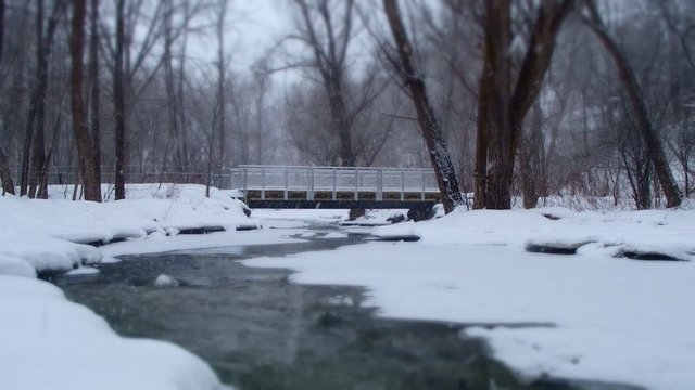 rivi&egrave;re en hiver