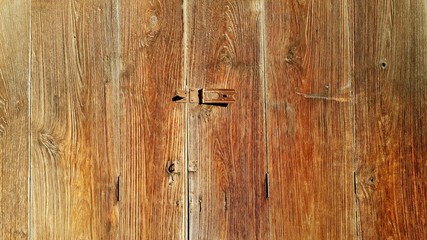 Old wooden door
