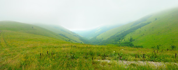 Caucasus Mountains in Kabardinka, Russia