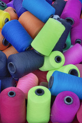colourful of threads background