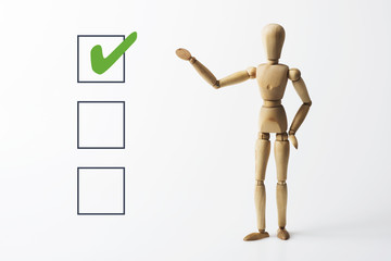 Kontrolle, Checkliste