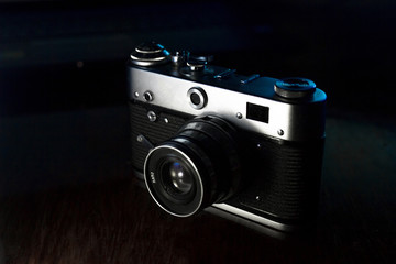 The photo camera retrocamera icon
