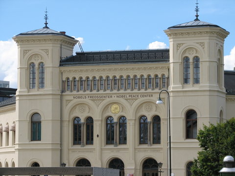 Nobel prize center building in  Oslo