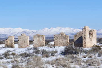 Commanding Officers Quarters Ruin, Fort Craig Historic Site, New Mexico