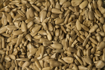 Treated Sunflower Seeds Texture As Background