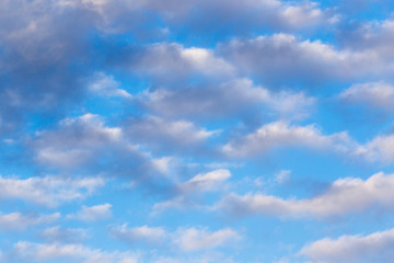 Naklejka na ściany i meble beautiful clouds in the blue sky