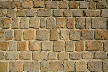 detalle de un muro de piedra