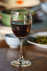  beer and wine on the table