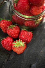Fresh ripe strawberry