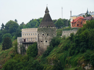 Fototapeta na wymiar Hotyn fortress