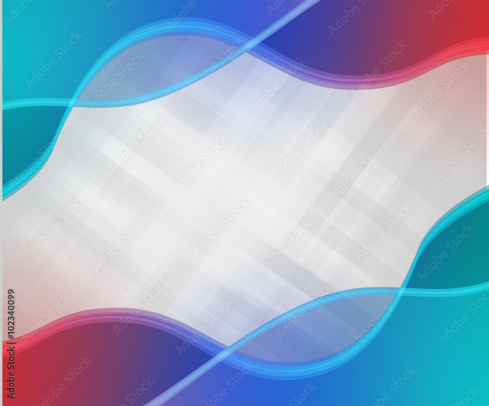 Poster abstract vector background. fluid color waves fringes text area.