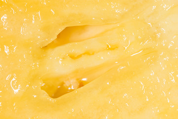 juicy pineapple as a background. macro