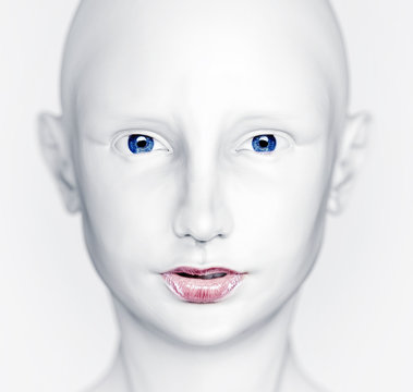 woman head. cg image