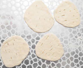 dough for cooking in the kitchen