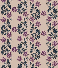 Flower texture pattern background. Vector