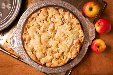 Organic apple pie 