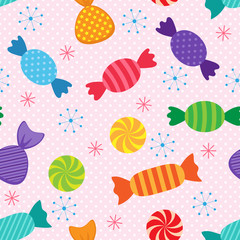 Vector sweets pattern