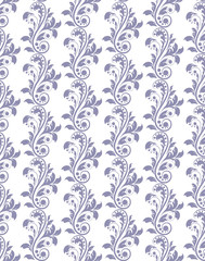 Fototapeta premium Classic royal ornament acanthus flower pattern background. Vector