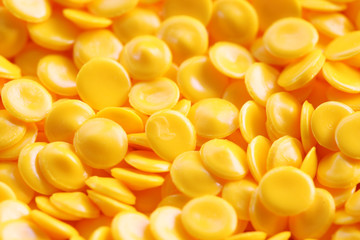 industrial plastic pellets background