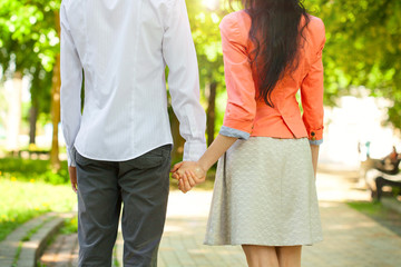 Fototapeta premium beautiful young couple in love