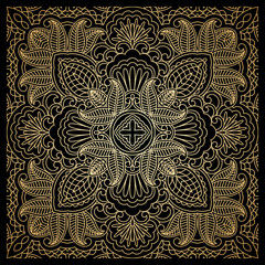 Vector gold ornament.