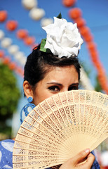 Spanish woman, Andalusian women at the Fair