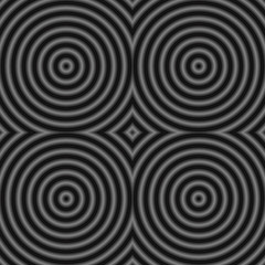 Fototapeta na wymiar Seamless abstract striped background - embossed surface, circle. Color dark. 3D effect. Vector illustration.