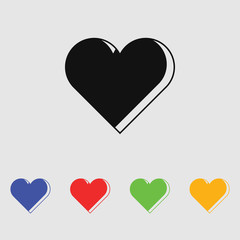 Heart - Valentine's Day vector icon