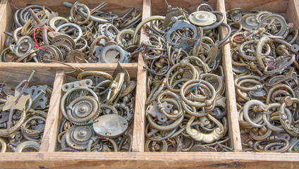 Market old door knob flea market