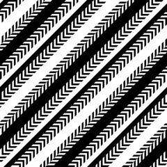 Seamless Diagonal Stripe Pattern