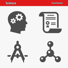 Science Icons. Professional, pixel perfect icons optimized for both large and small resolutions. EPS 8 format.