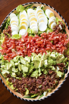 Colorful and fresh Cobb Salad
