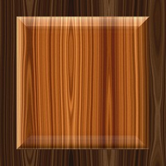 Wood decorative shape - pattern 