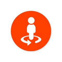 Orange Flat App Icon