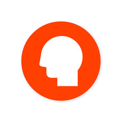 Orange Flat App Icon