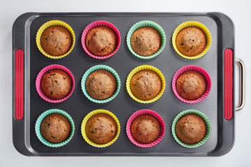 Baked in the oven muffins